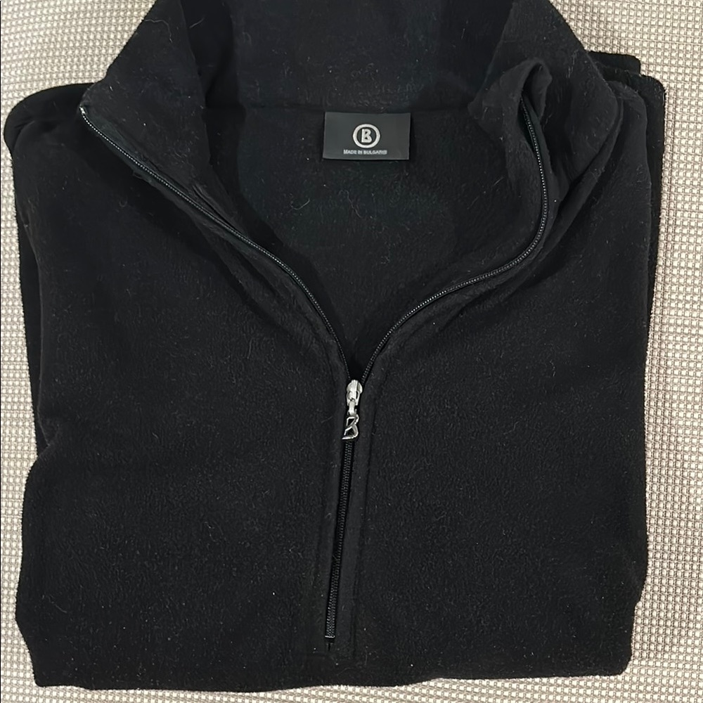 BOGNER Black Half-Zip Sweater